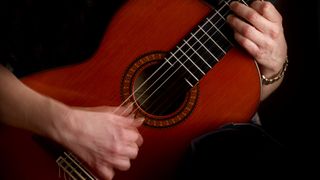 Classical guitarist