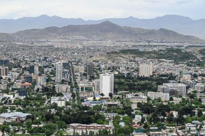 The view of Kabul.