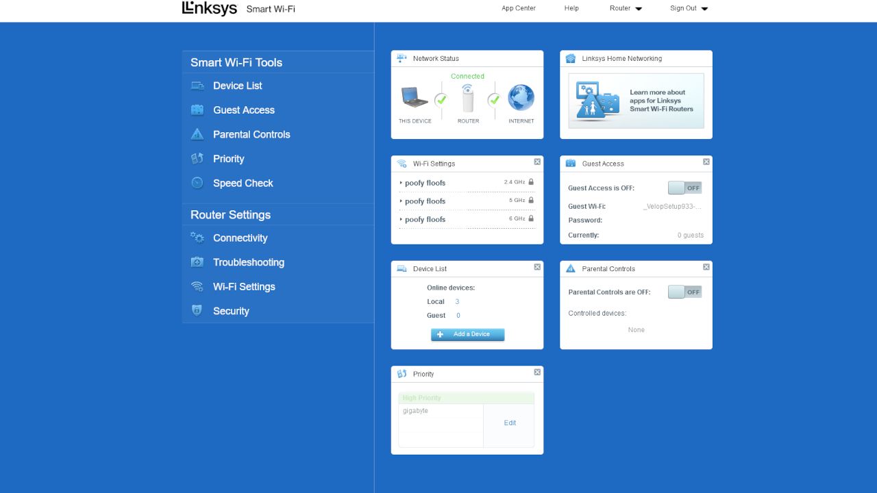 Linksys Velop Pro 6E (MX6200) Mesh Router