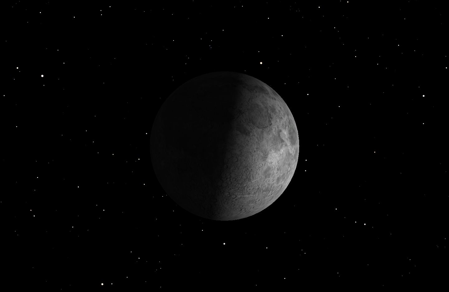 First Quarter Moon, October 2015