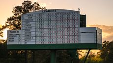 The 2022 Masters leaderboard after round one