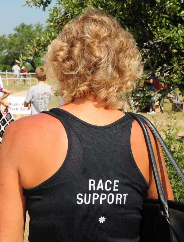 "Mom" York in her official team clothing
