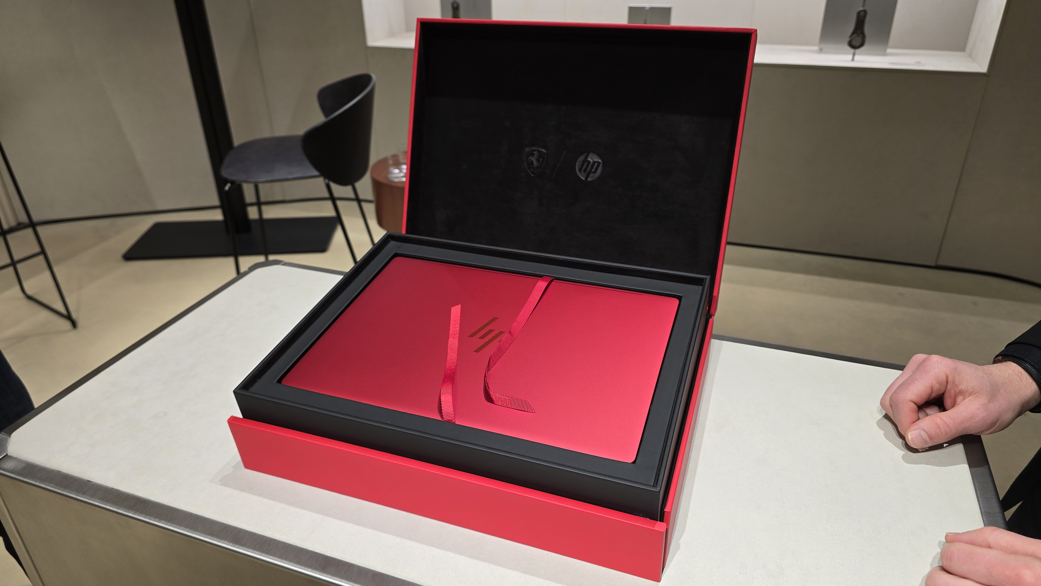 HP Limited Edition Scuderia Ferrari AI PC laptop hands-on