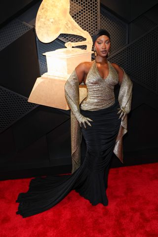 Tems attends the 67th Annual GRAMMY Awards at Crypto.com Arena on February 02, 2025 in Los Angeles, California.