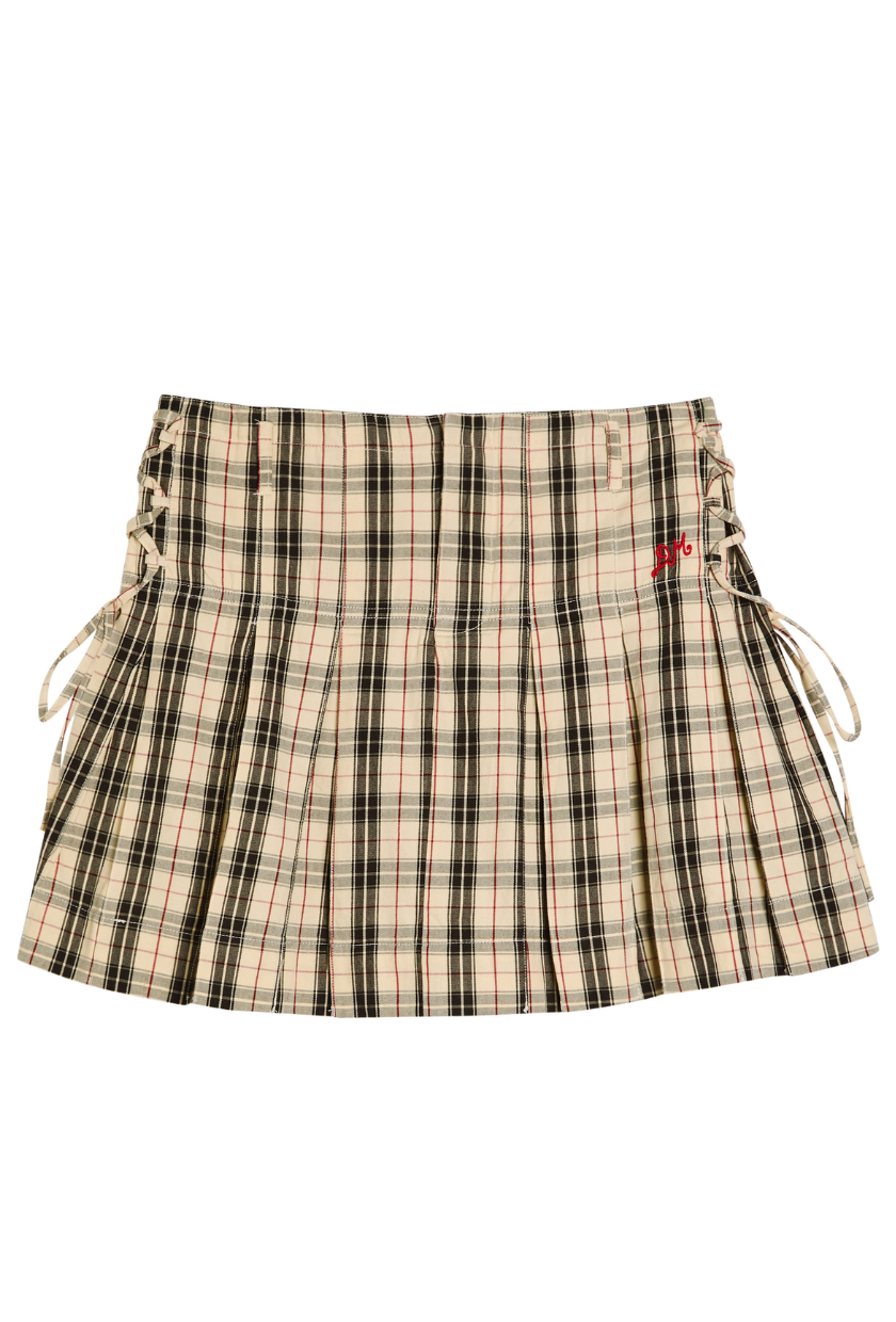 An image of a Damson Madder pleated skirt.
