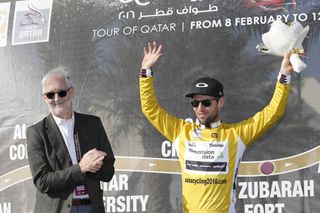 Mark Cavendish retained the overall lead in the 2016 Tour of Qatar after stage two