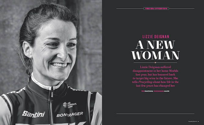 Procycling editor Edward Pickering interviews Lizzie Deignan for the latest issue of Procycling