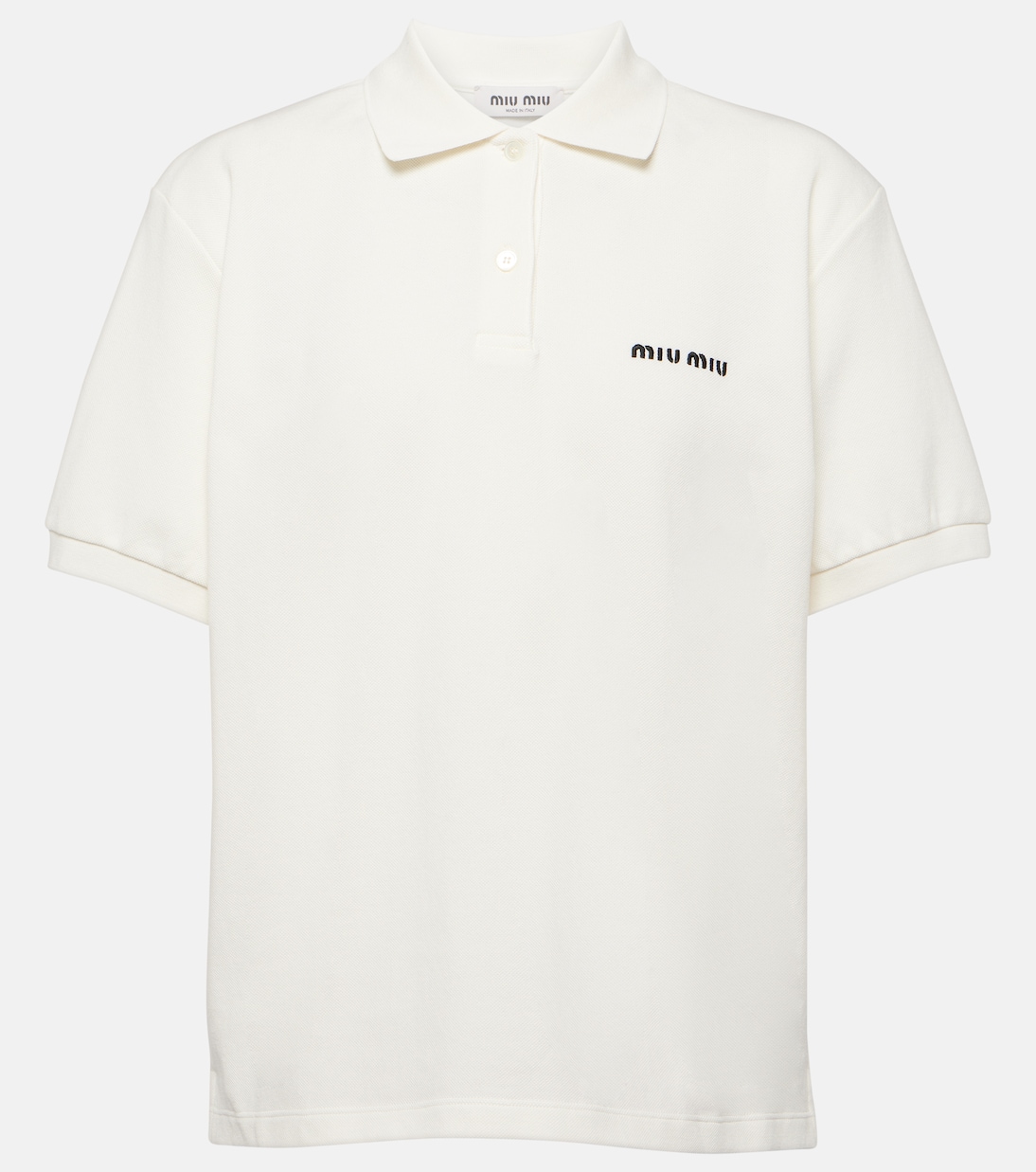 Logo Cotton Piqué Polo Shirt