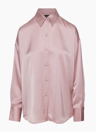 Aritzia, Dine Satin Shirt