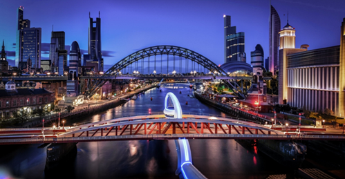 Image of a city skyline created with Adobe Photoshop Generative Fill