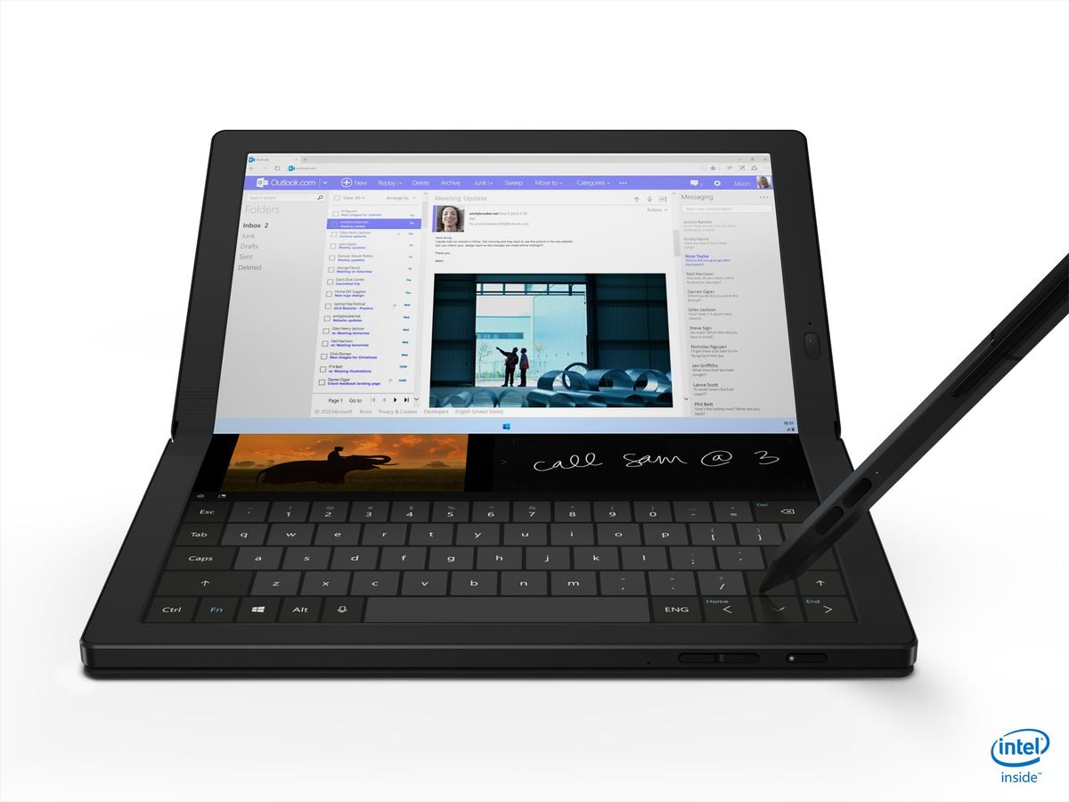 ThinkPad X1 Fold with stylus