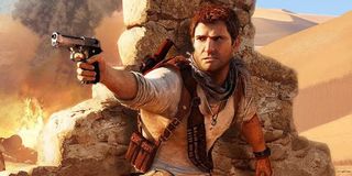 Nathan Drake in Uncharted