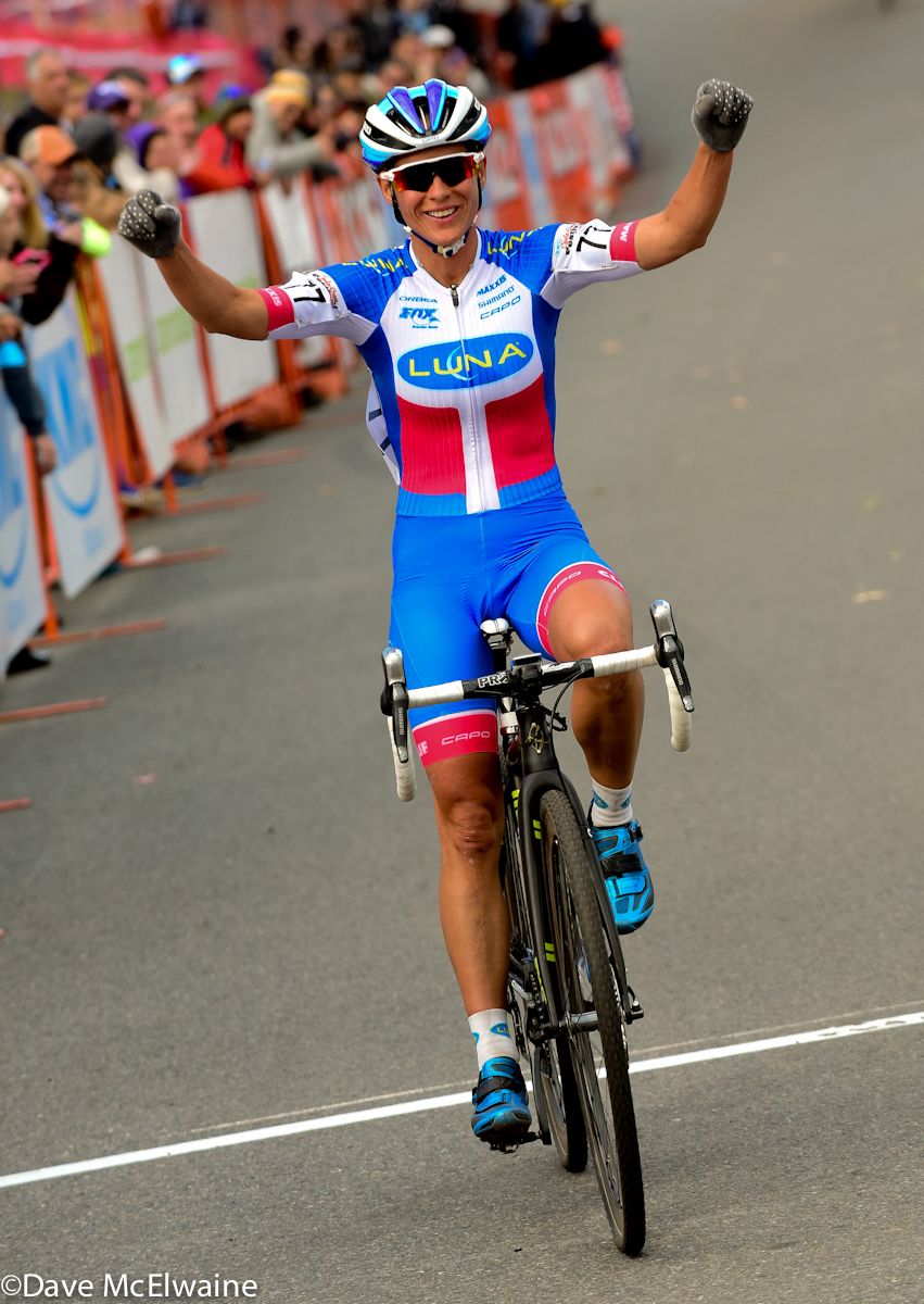 Katerina Nash (Luna Pro Team) sweeping the weekend at the KMC Cyclocross Festival