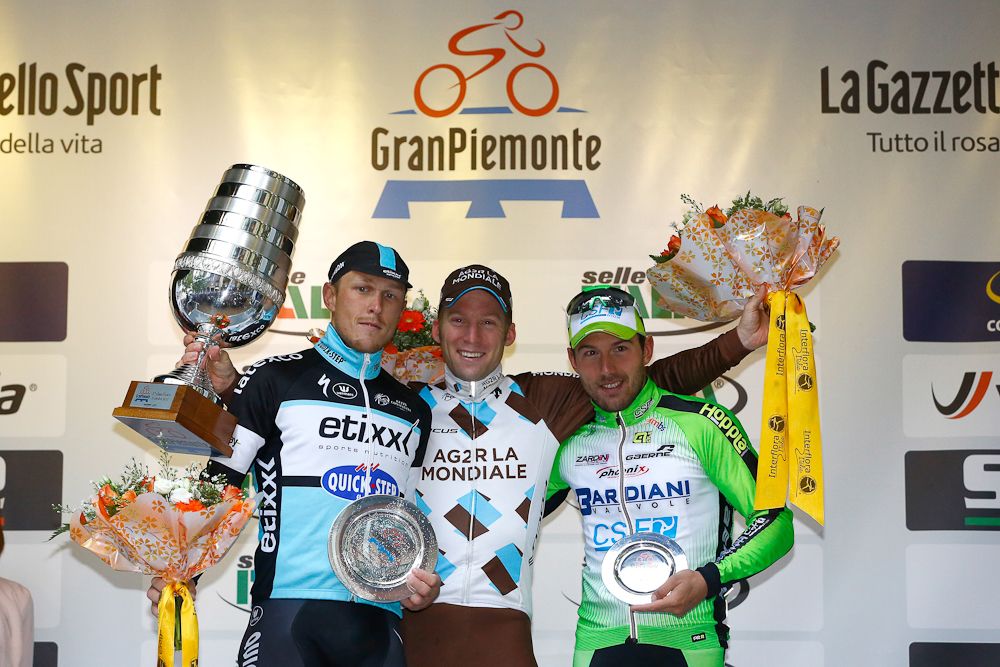 Matteo Trentin, Jan Bakelants and Sonny Colbrelli