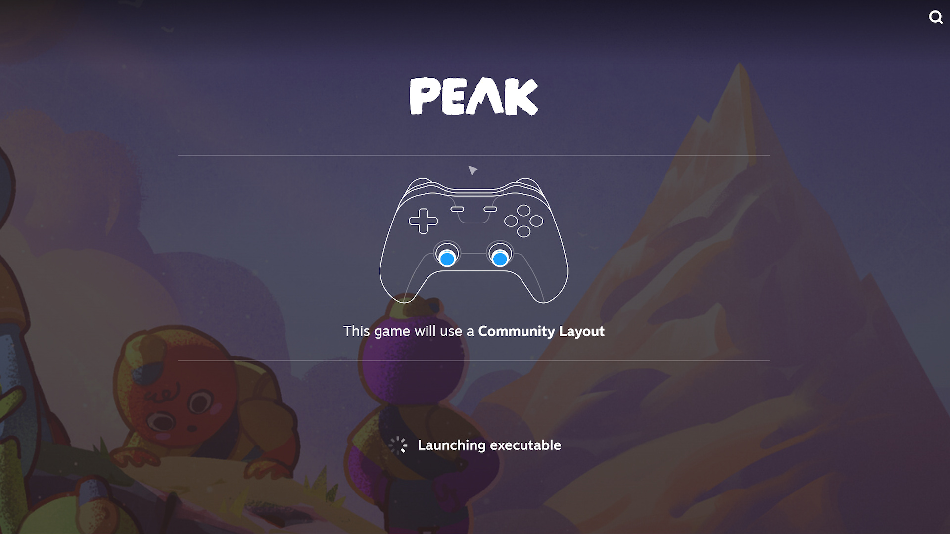 A community layout for Peak in the loading screen.