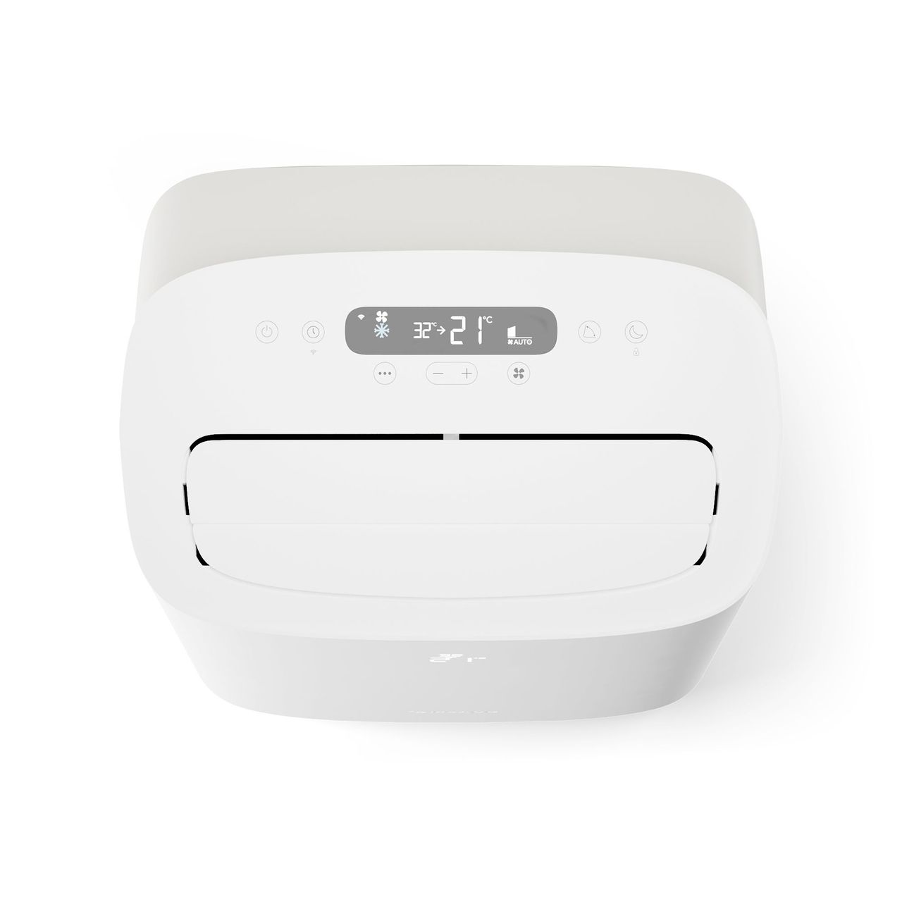 Cut out of the Meaco Cirro portable air conditioner (top view) on a white background