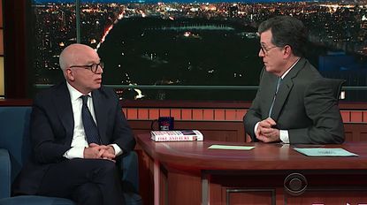 Stephen Colbert interviews Michael Wolff