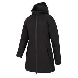 Mountain Warehouse black waterproof jacket product shot