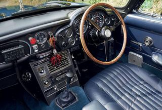Prince Charles Aston Martin DB6 interior