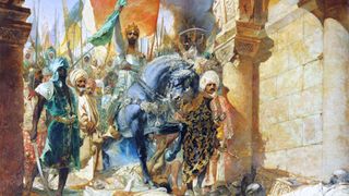 Mehmed II entering Constantinople