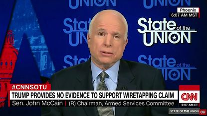 Sen. John McCain asks Trump to prove or refute his Obama wiretapping claim