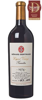 G&Atilde;&copy;rard Bertrand Legend Vintage Languedoc-Roussillon1974