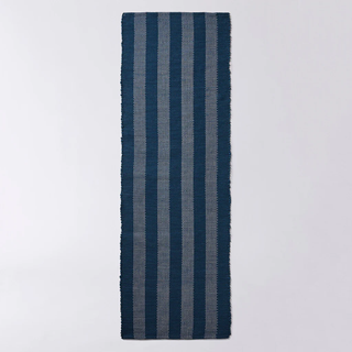 striped navy runner entryway rug