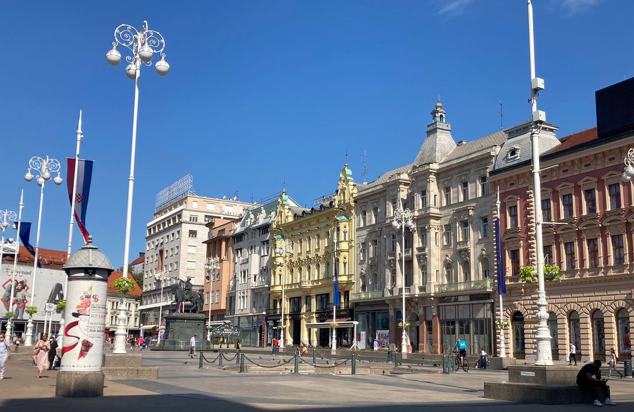 Zagreb, Croatia, town centre