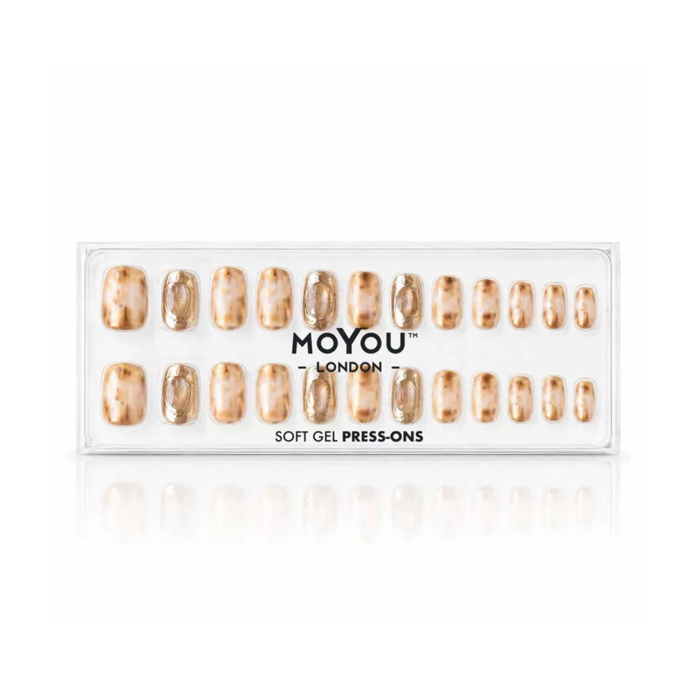 Moyou London Gel Press-Ons Molten Muse 32 Pieces, 16 Sizes