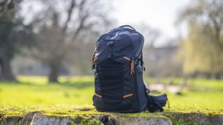 Cotton Carrier Hyker 25L Backpack in use outdoors on a sunny day