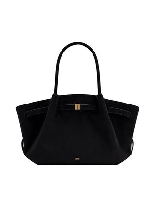 Jw Pei Women's Hana Medium Faux Suede Tote Bag - Black