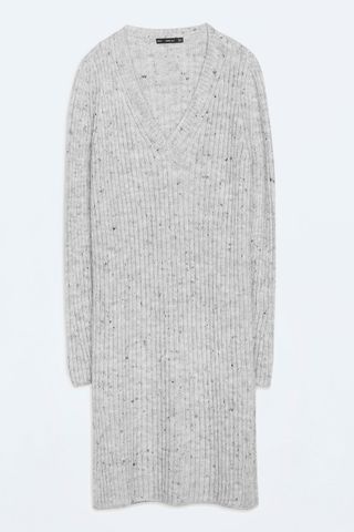 Zara Grey Knit Dress, £39.99