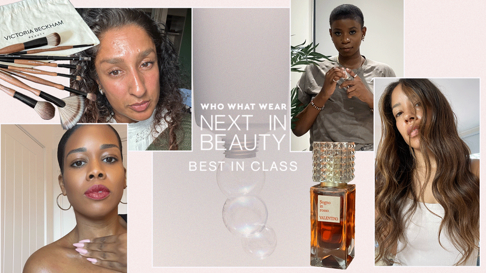 Who What Wear Next in Beauty judges Eudora Nwasike, Mira Parmar, Tinu Bello and Alisha Dobson using the Best in Class winning beauty products for 2025