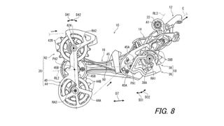 Shimano patent for rear derailleur