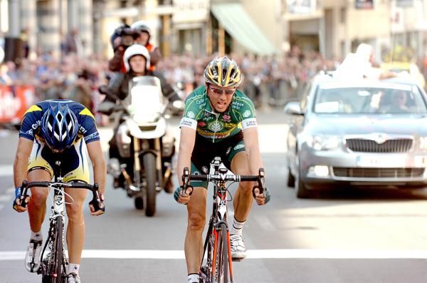 Scheirlinckx could hardly react after getting his first UCI win since 2001