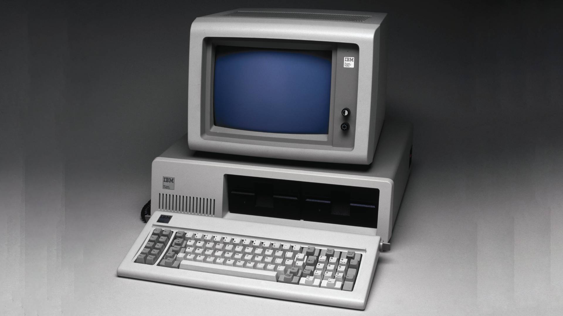 IBM 5150 personal computer, 1981.