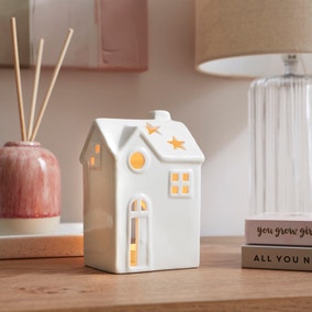 House Shaped Ceramic Tealight Holder