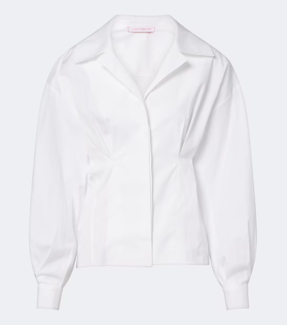 White collared poplin shirt by Carolina Herrera