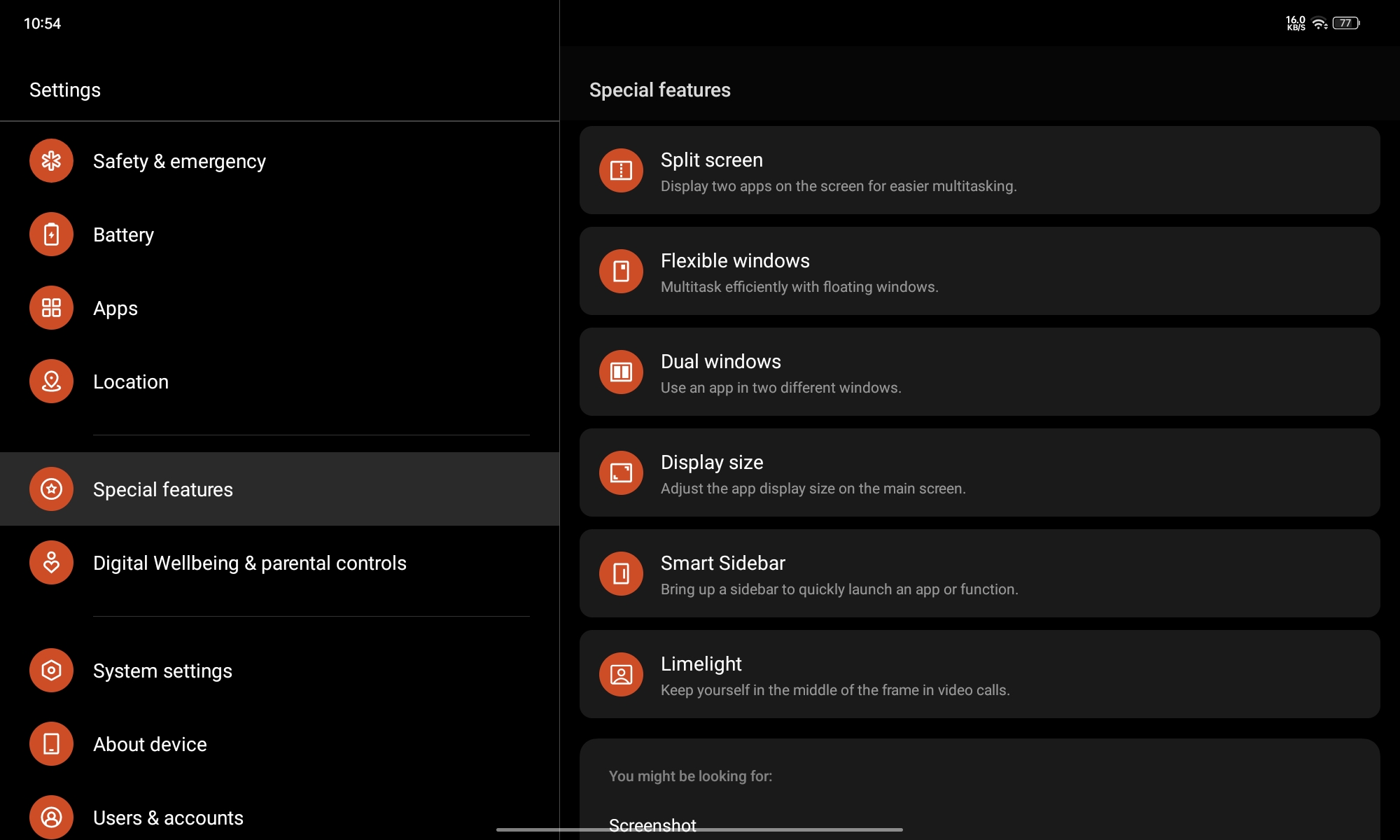 Realme UI for Pad