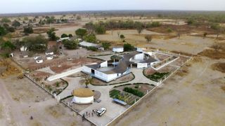 Top view of Thread Artist Residency & Cultural Centre, Sinthian, Senegal