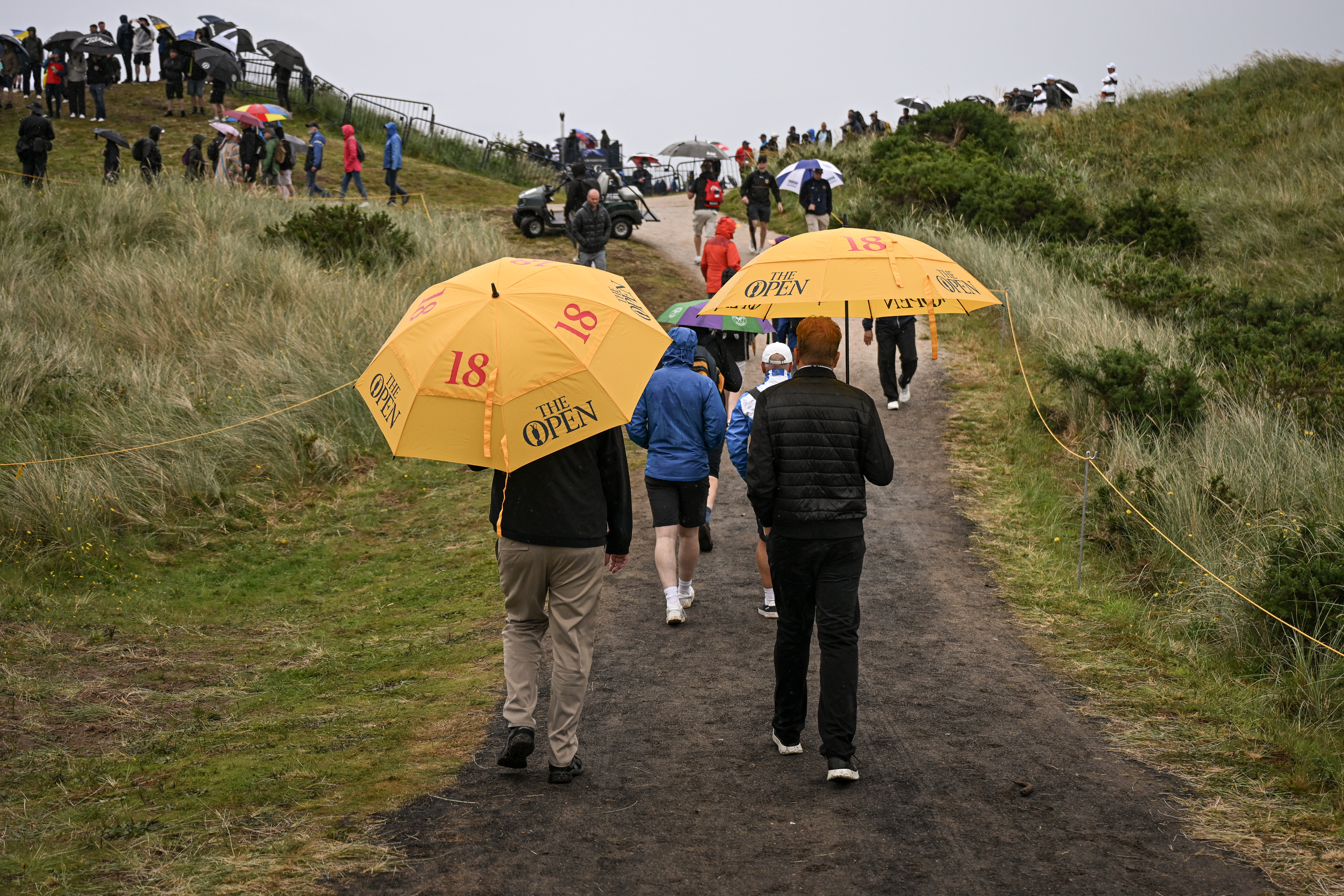 Umbrellas at The Open