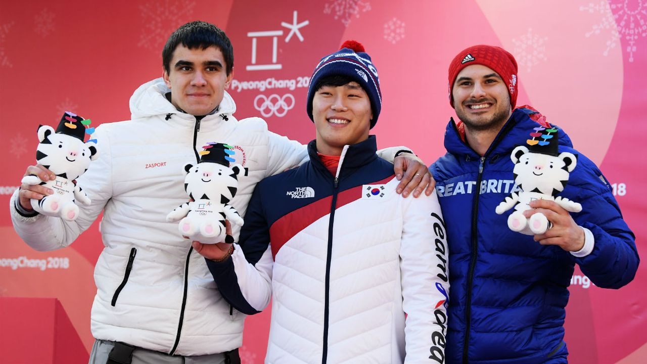 Men&rsquo;s skeleton medal winners Winter Olympics PyeongChang 2018