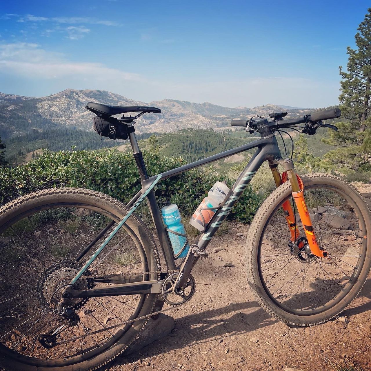 Trading drop bars for flat ones at 2022 Leadville Trail 100 MTB