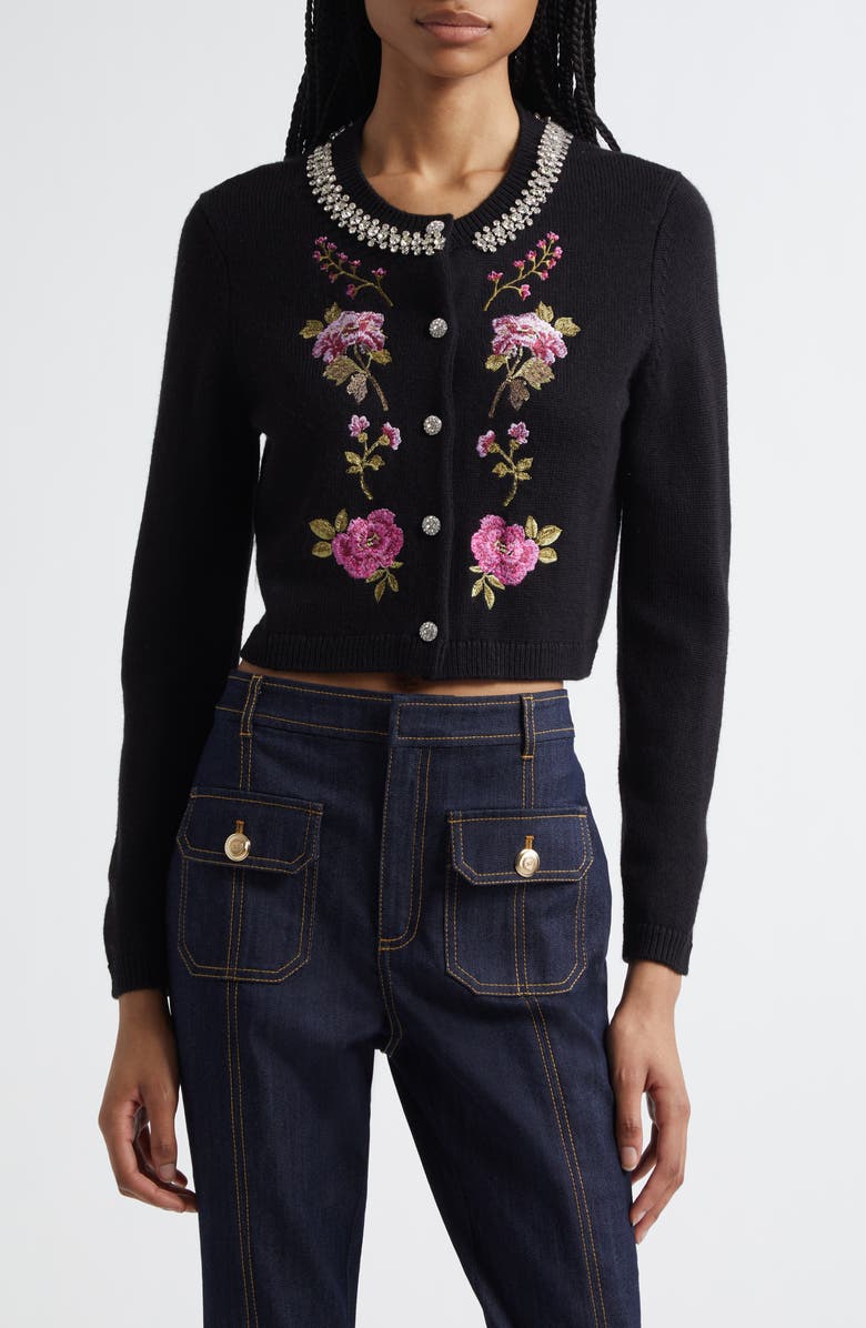 Isolde Floral Embroidered Cardigan