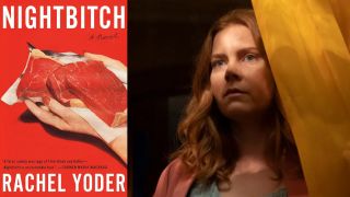 Nightbitch book and Amy Adams in The Woman in the Window