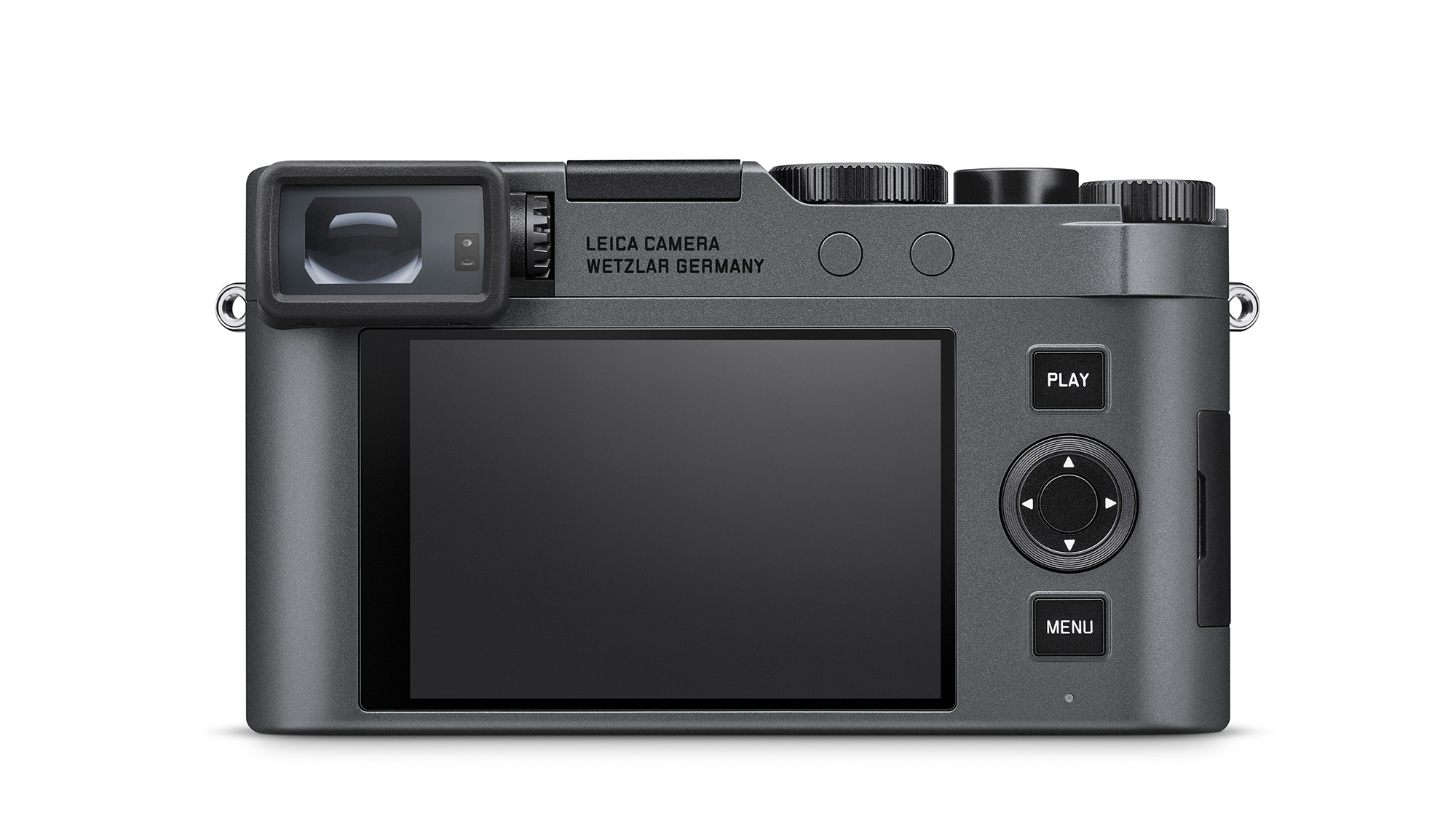 Leica D-Lux 8 Metallic Grey Finish product image (rear)
