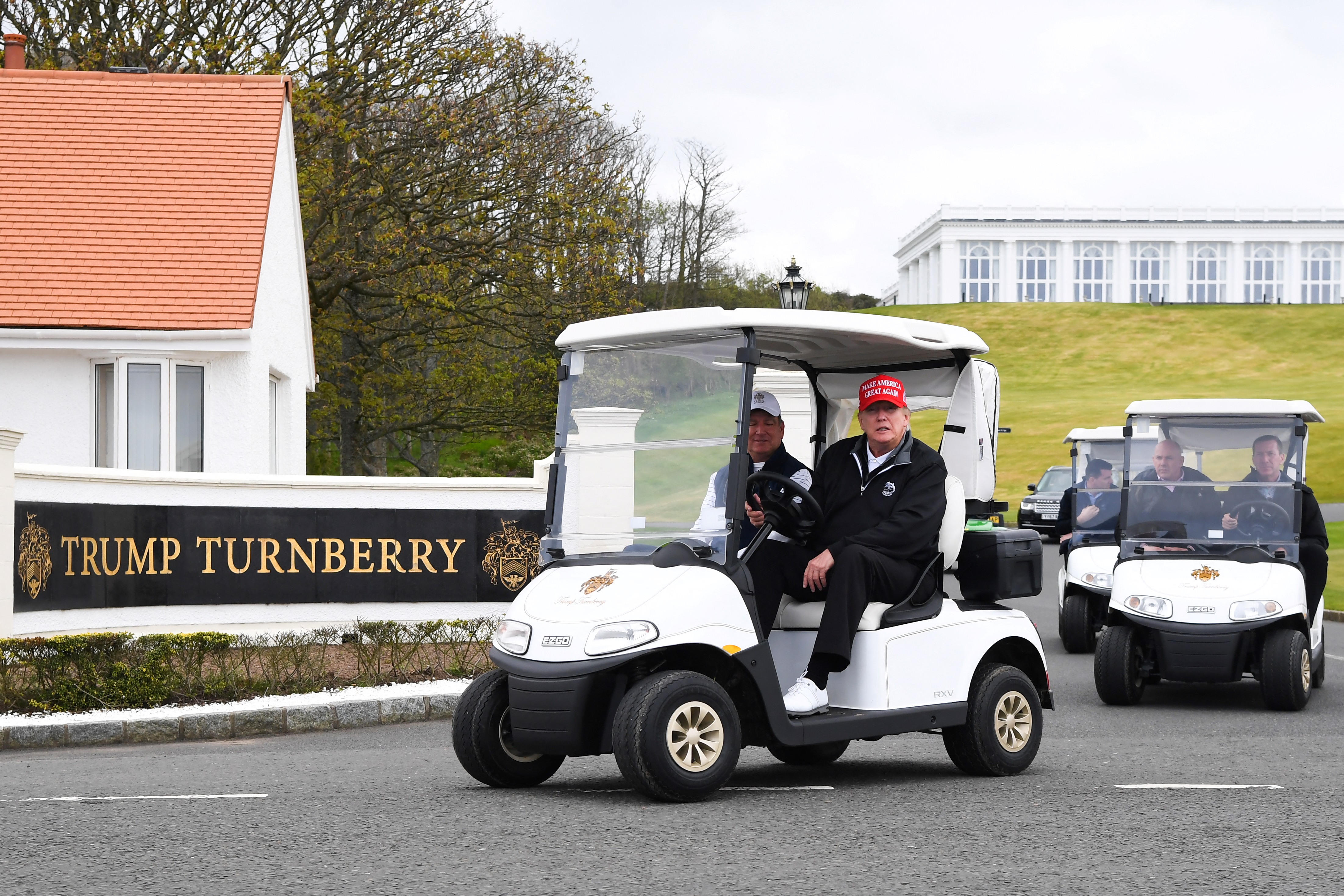 Donald Trump at Turnberry