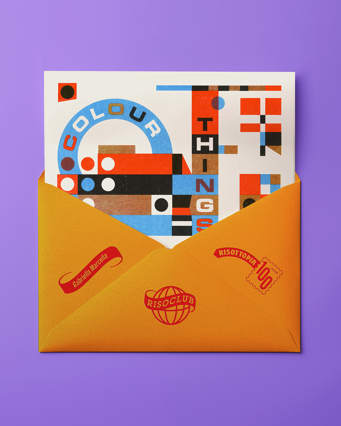 stationery with colourful illustrations