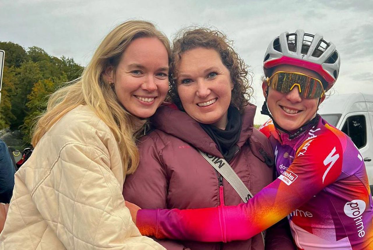 Anna van der Breggen, Amy Pieters, and Christine Majerus