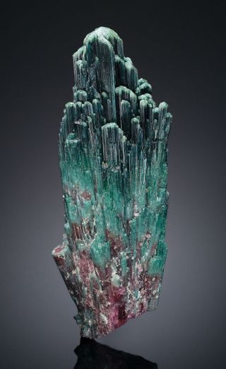 Large green and red tourmaline